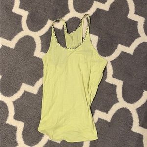 Lululemon yellow tank top